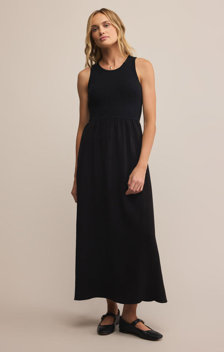 Dresses Charlotte Rib Midi Dress Black