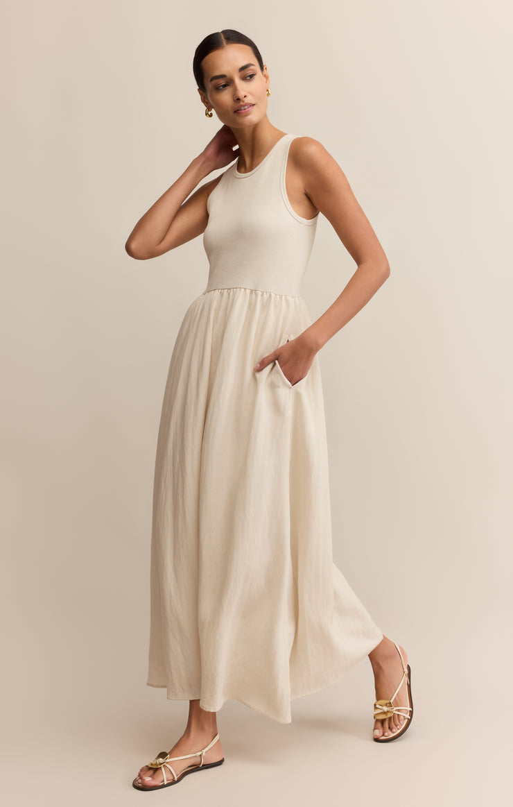 Dresses Charlotte Rib Midi Dress Crystal