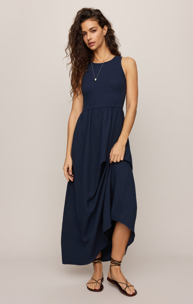 Z Supply Charlotte Midi Dress Eclipse / M