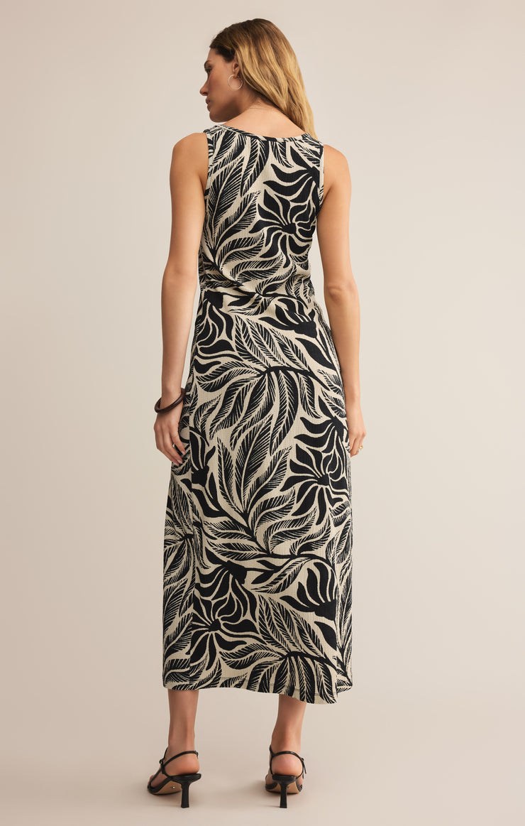 Dresses Polanco Palm Midi Dress Black