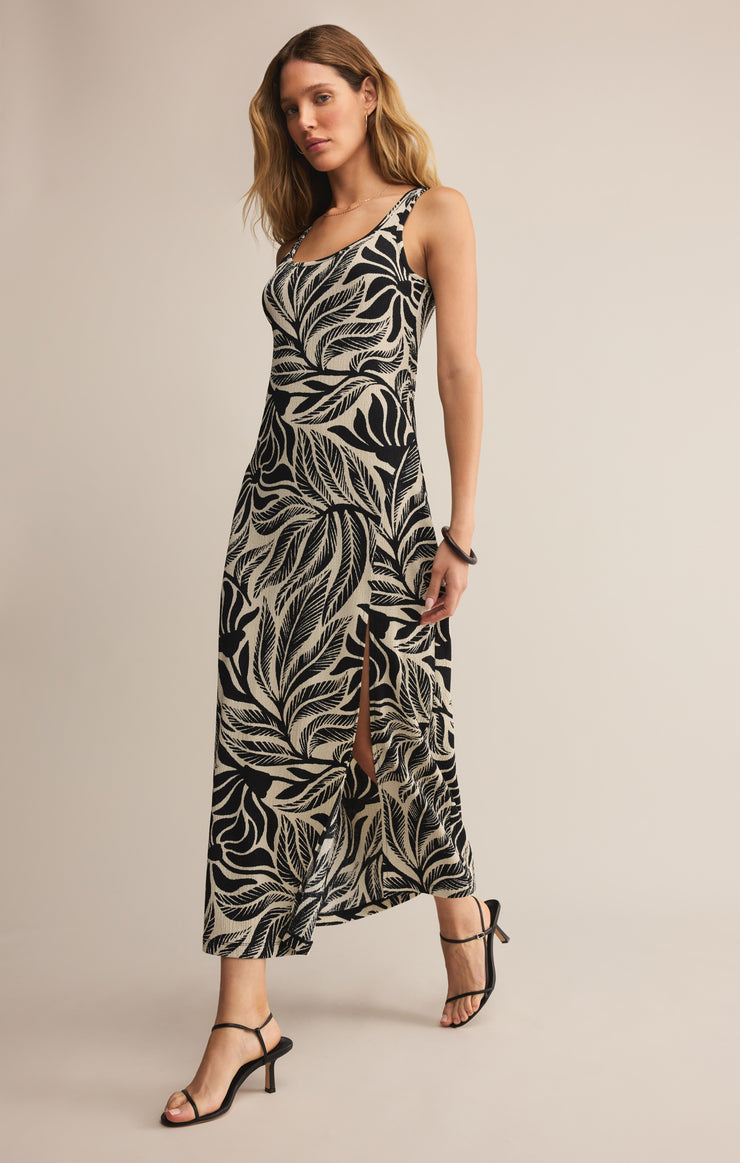 Dresses Polanco Palm Midi Dress Black