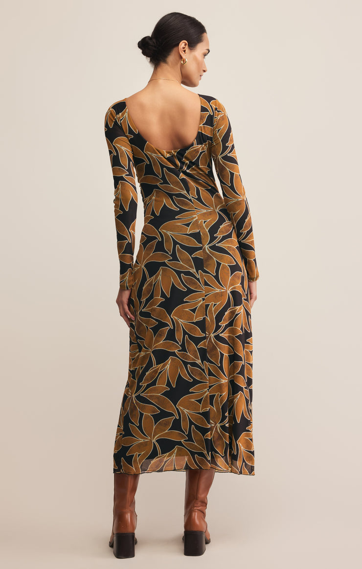 Dresses Spellbound Mesh Floral Maxi Dress Coconut