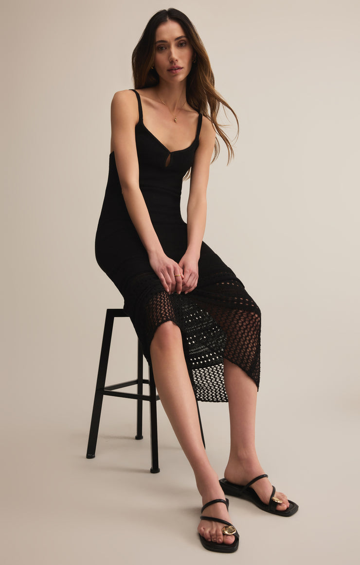 Dresses Callahan Crochet Midi Dress Black