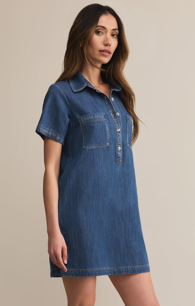 Kellie Denim Mini Dress – Z SUPPLY