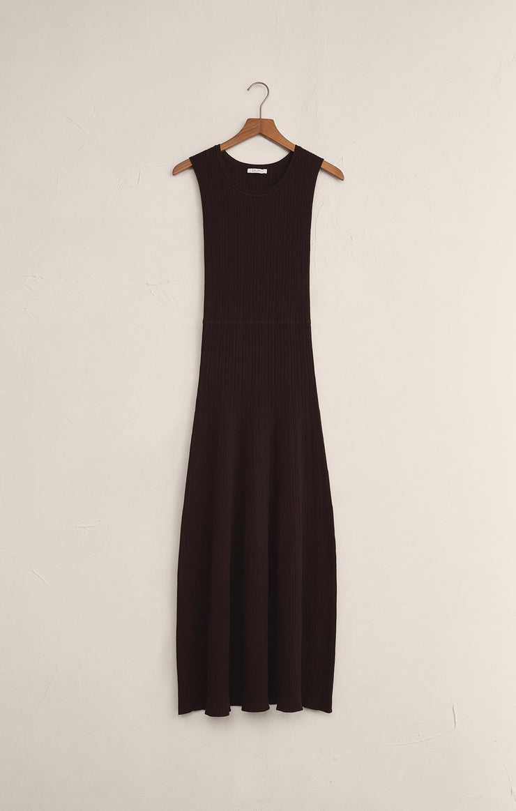 Dresses Elba Midi Ribbed Sweater Dress Java