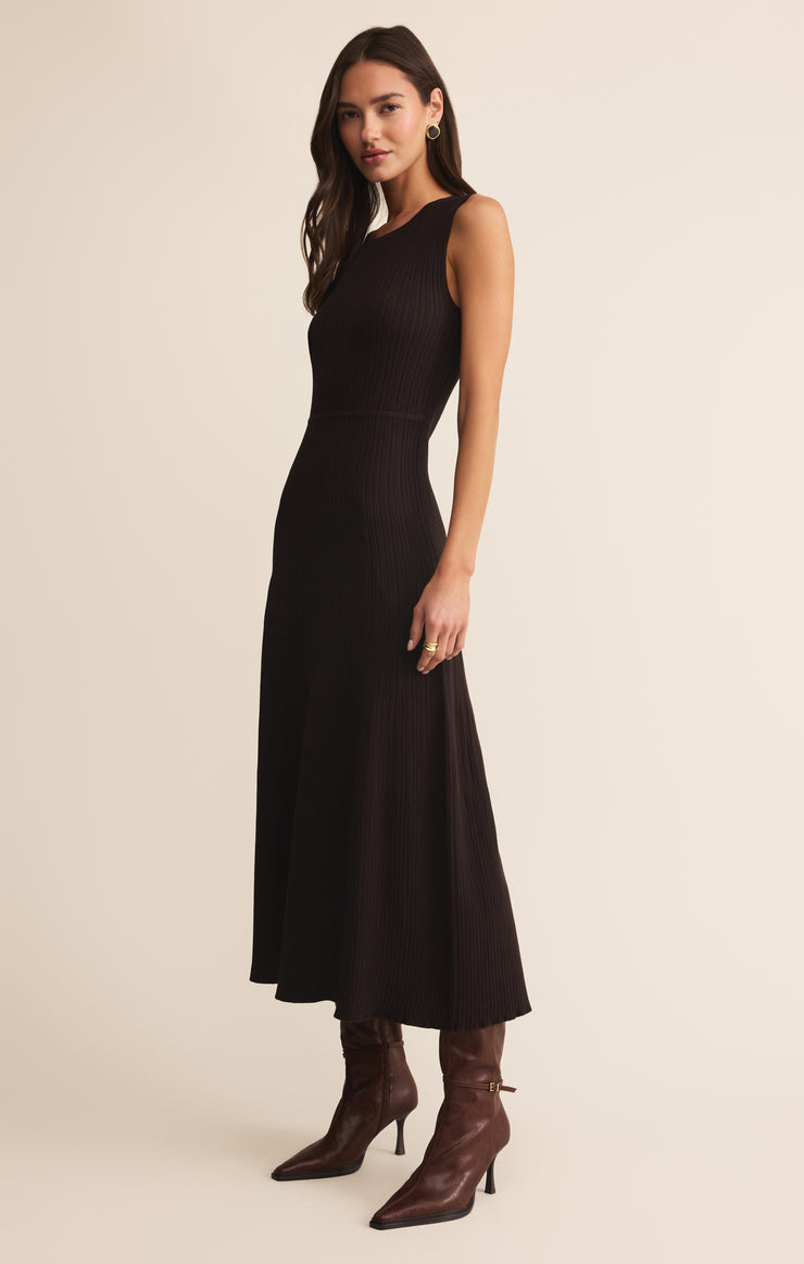 Dresses Elba Midi Ribbed Sweater Dress Java