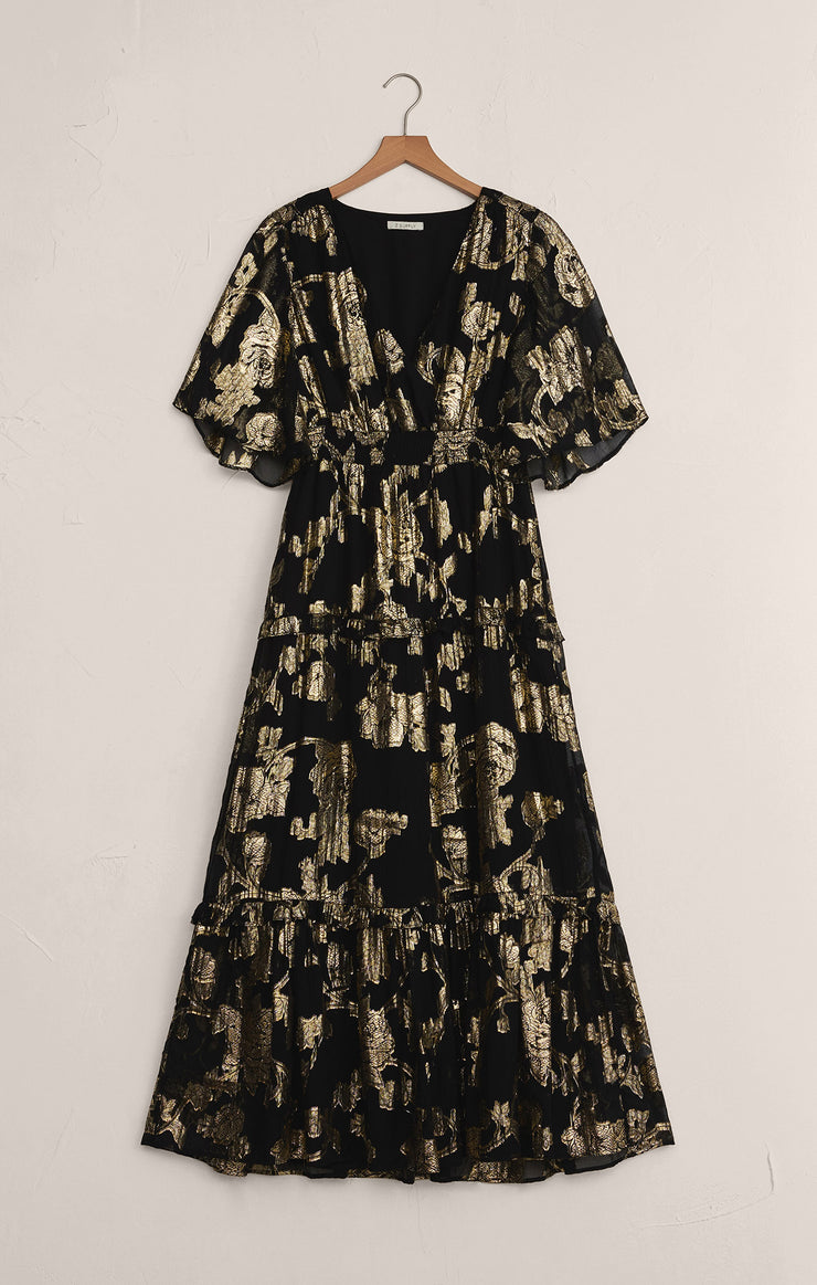 Dresses Kiera Jacquard Maxi Dress Black