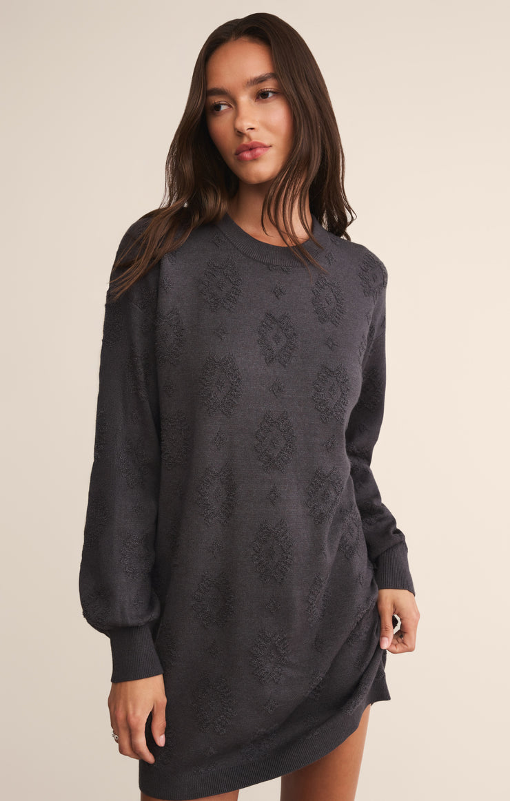 Dresses Amina Jacquard Sweater Dress Amina Jacquard Sweater Dress