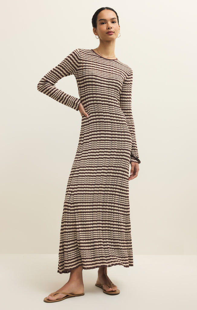 Rosetta Striped Rib Midi Dress – Z SUPPLY