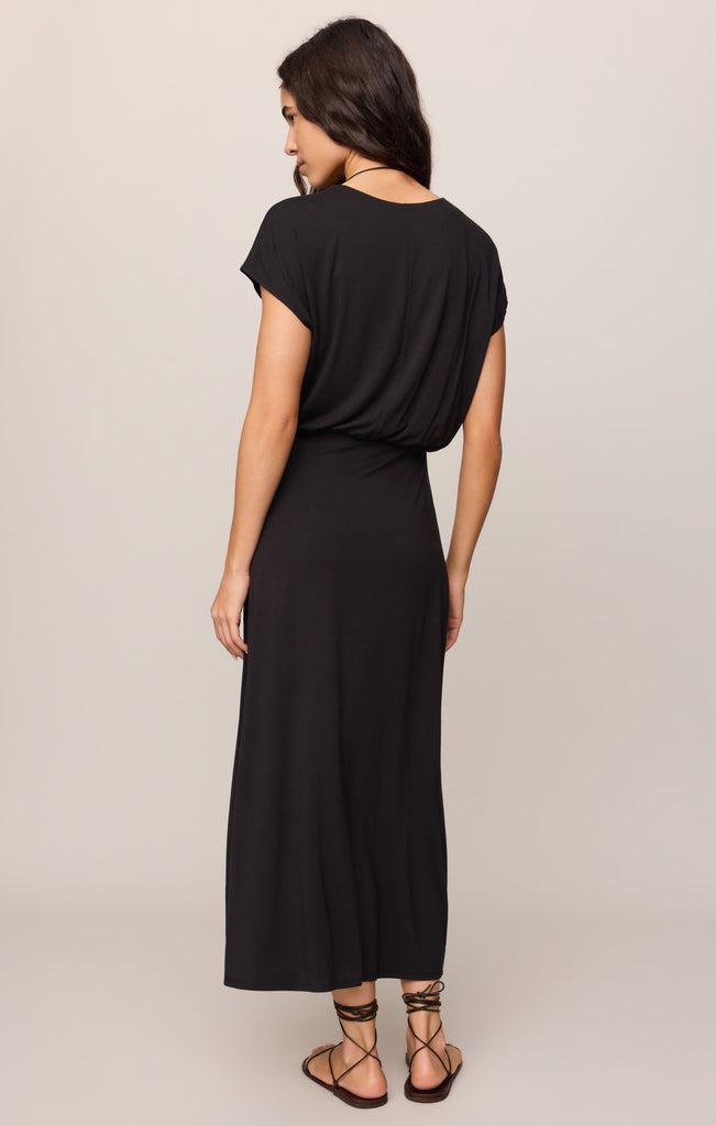 z supply paxton jersey dress Women's Anika Midi Dress, Black Amethyst Sequin Dress