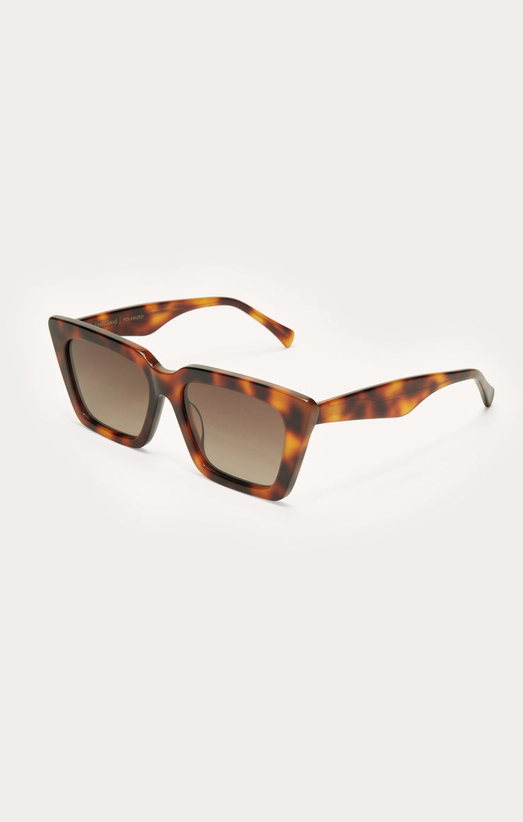 Accessories - Sunglasses Feel Good Polarized Sunglasses Brown Tortoise - Gradient