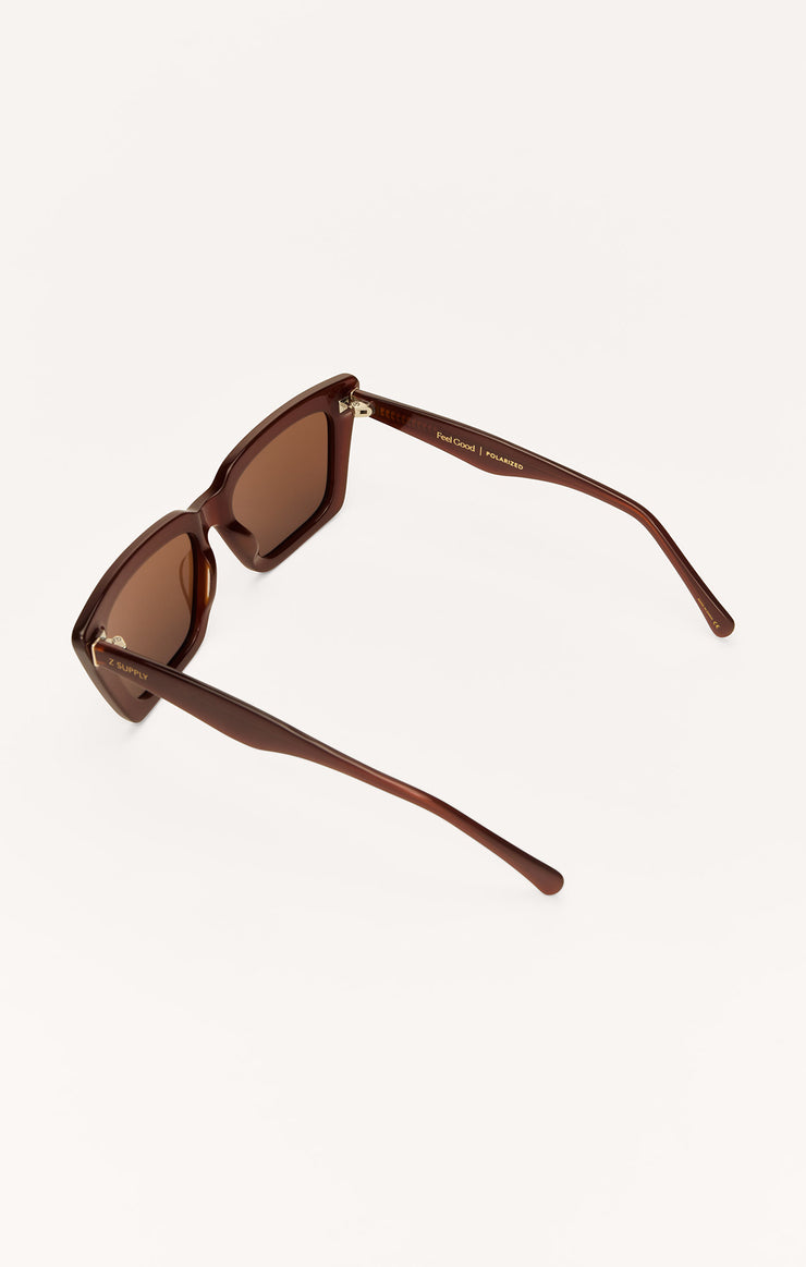 Accessories - Sunglasses Feel Good Polarized Sunglasses Chestnut - Brown