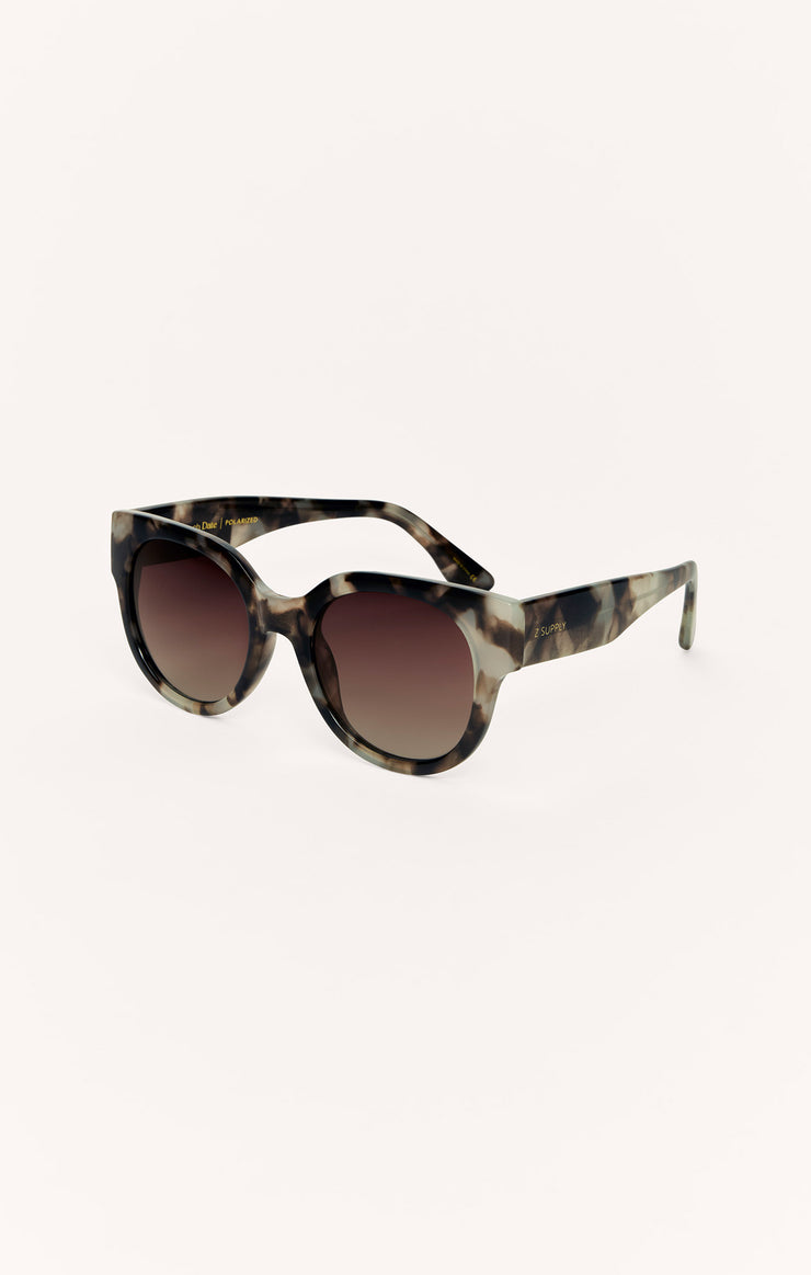 Accessories - Sunglasses Lunch Date Polarized Sunglasses Marbled Tort - Bronze