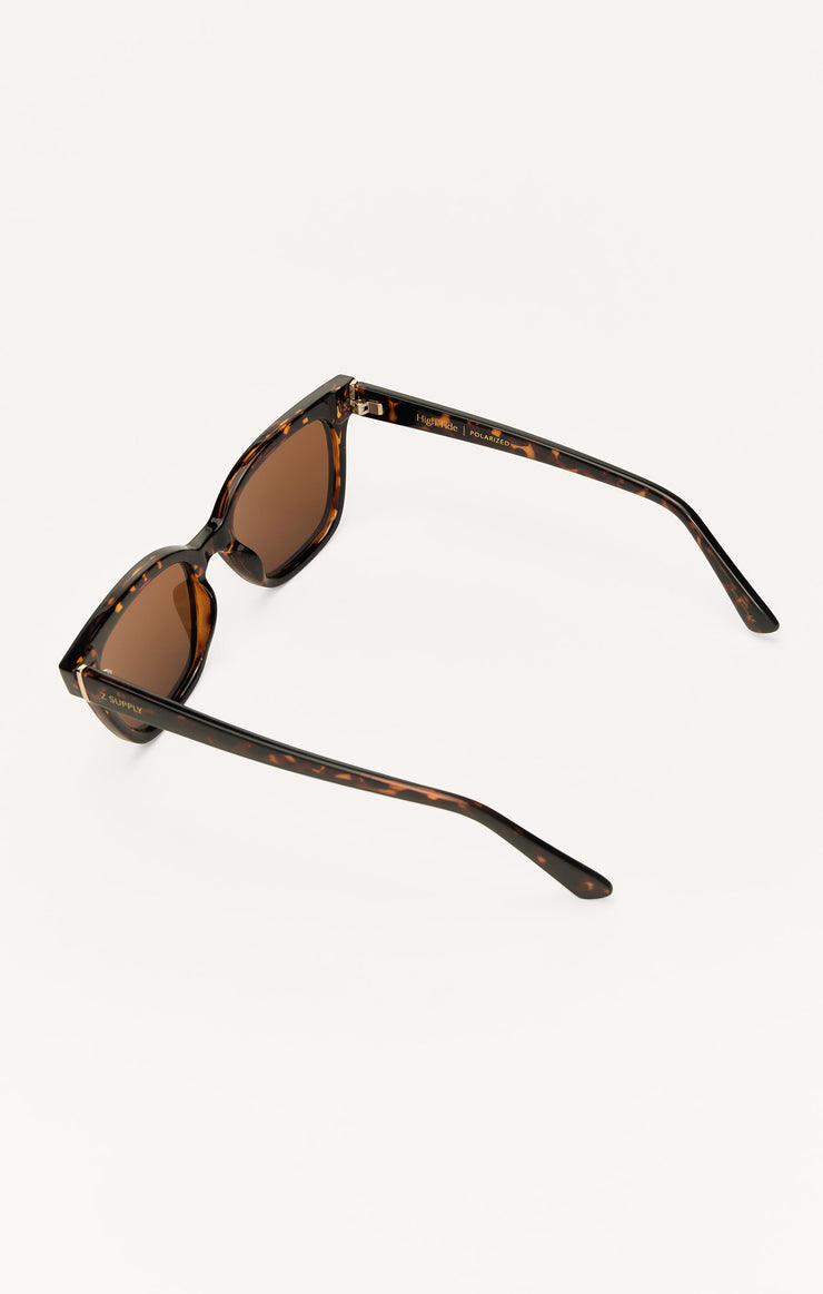 Accessories - Sunglasses High Tide Polarized Sunglasses Brown Tortoise - Brown