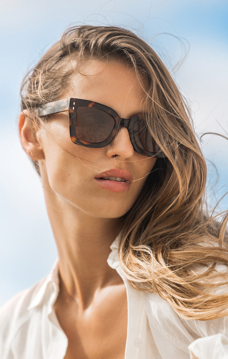 Accessories - Sunglasses Confidential Polarized Sunglasses Brown Tortoise - Brown