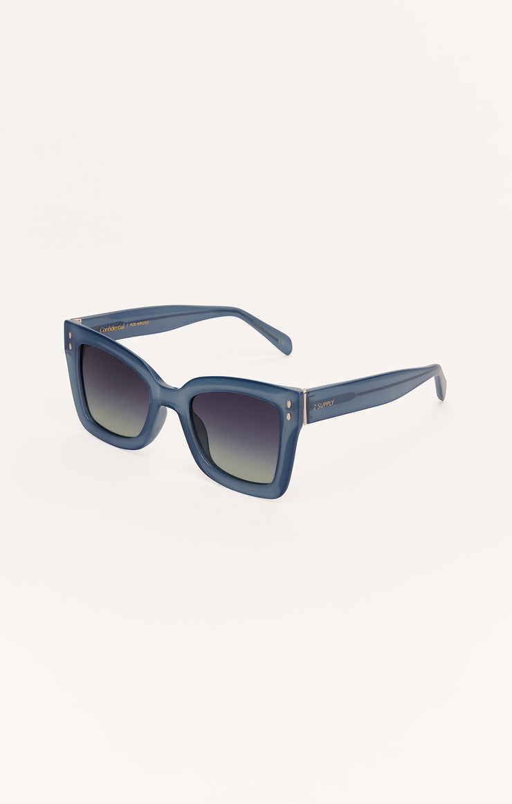 Accessories - Sunglasses Confidential Polarized Sunglasses Dark Indigo - Gradient