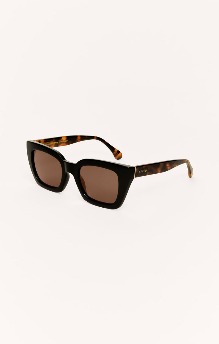 Accessories - Sunglasses Hideaway Polarized Sunglasses Black Tort - Brown