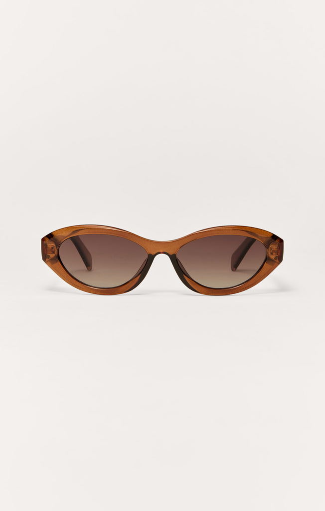 NEW Z SUPPLY backstage sunglasses in tortoise light grey display picture 3