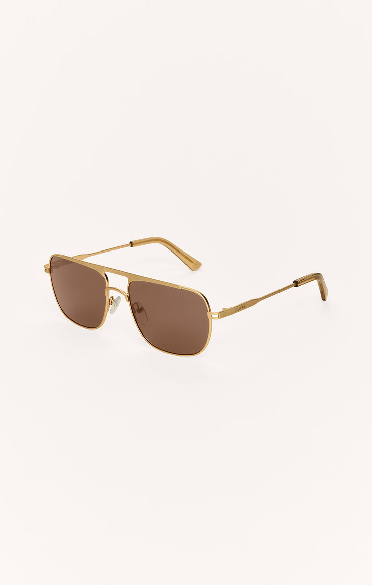 Accessories - Sunglasses Skyline Polarized Sunglasses Gold - Brown