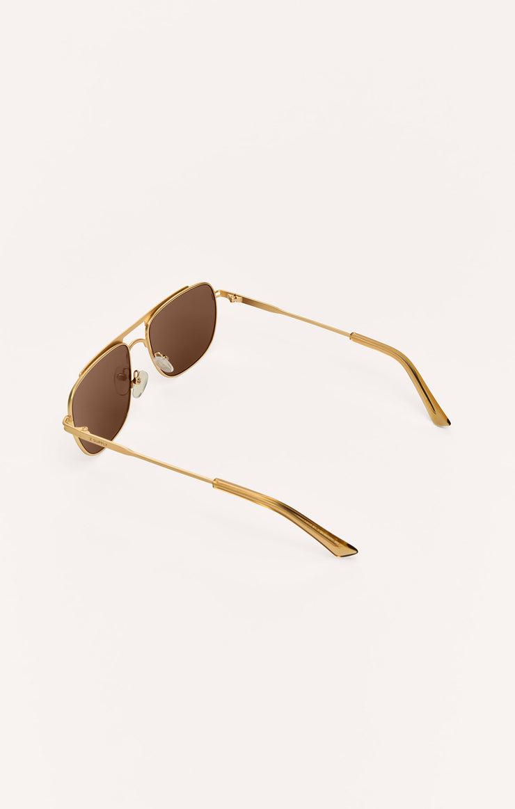 Accessories - Sunglasses Skyline Polarized Sunglasses Gold - Brown