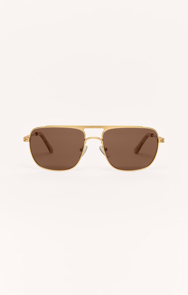 Accessories - Sunglasses Skyline Polarized Sunglasses Gold - Brown