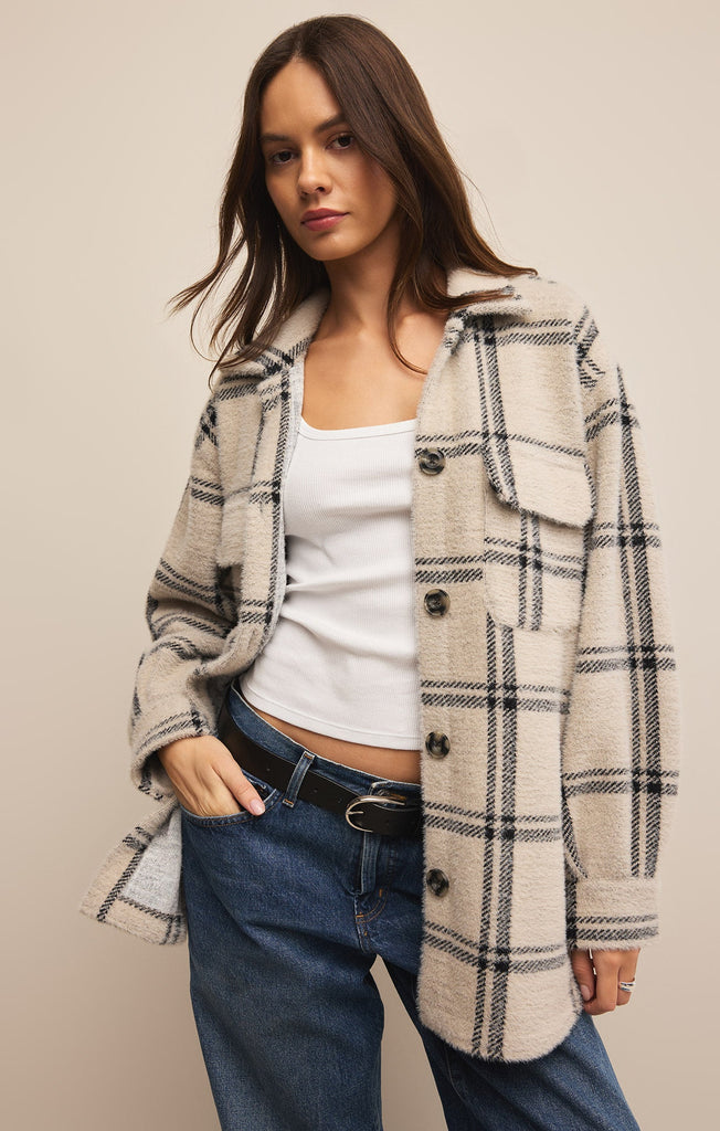 ジャケット・アウター sheller Mohair check short coat ジャケット・アウター sheller Mohair check short coat COAT