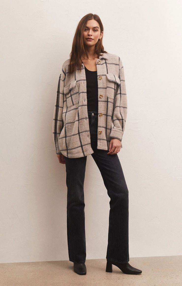 Jackets Plaid Tucker Jacket Off White