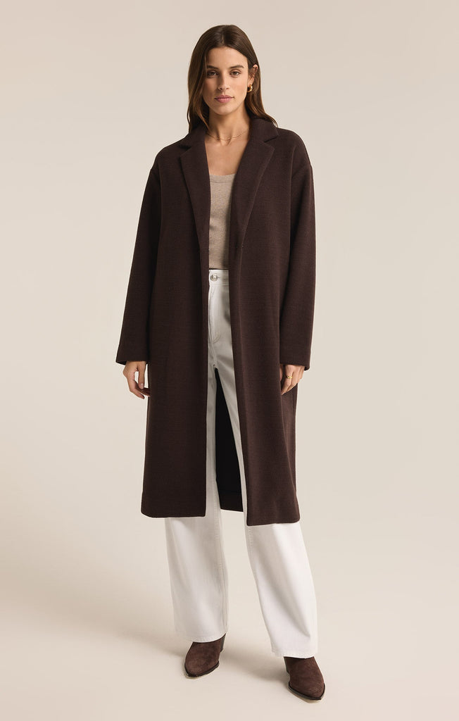 ジャケット・アウター Ground-Y Collar rib Long shirt /coat ZJ224581_CFB_FRONT_8cd1997d-