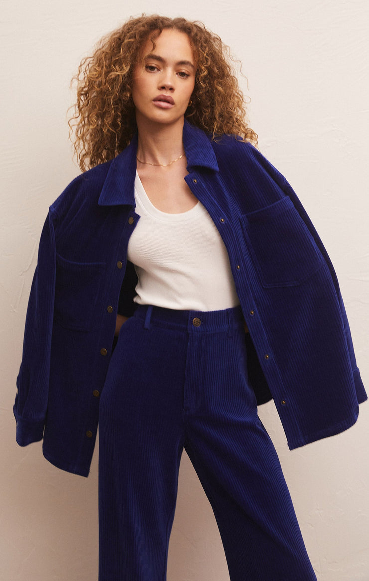 Jackets Union Knit Cord Jacket Sapphire Blue