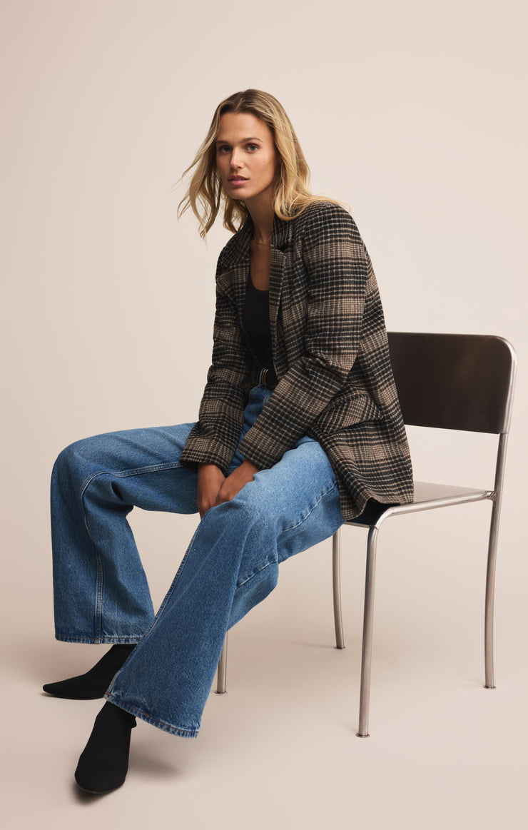 Jackets Kingston Relaxed Plaid Blazer Kingston Relaxed Plaid Blazer