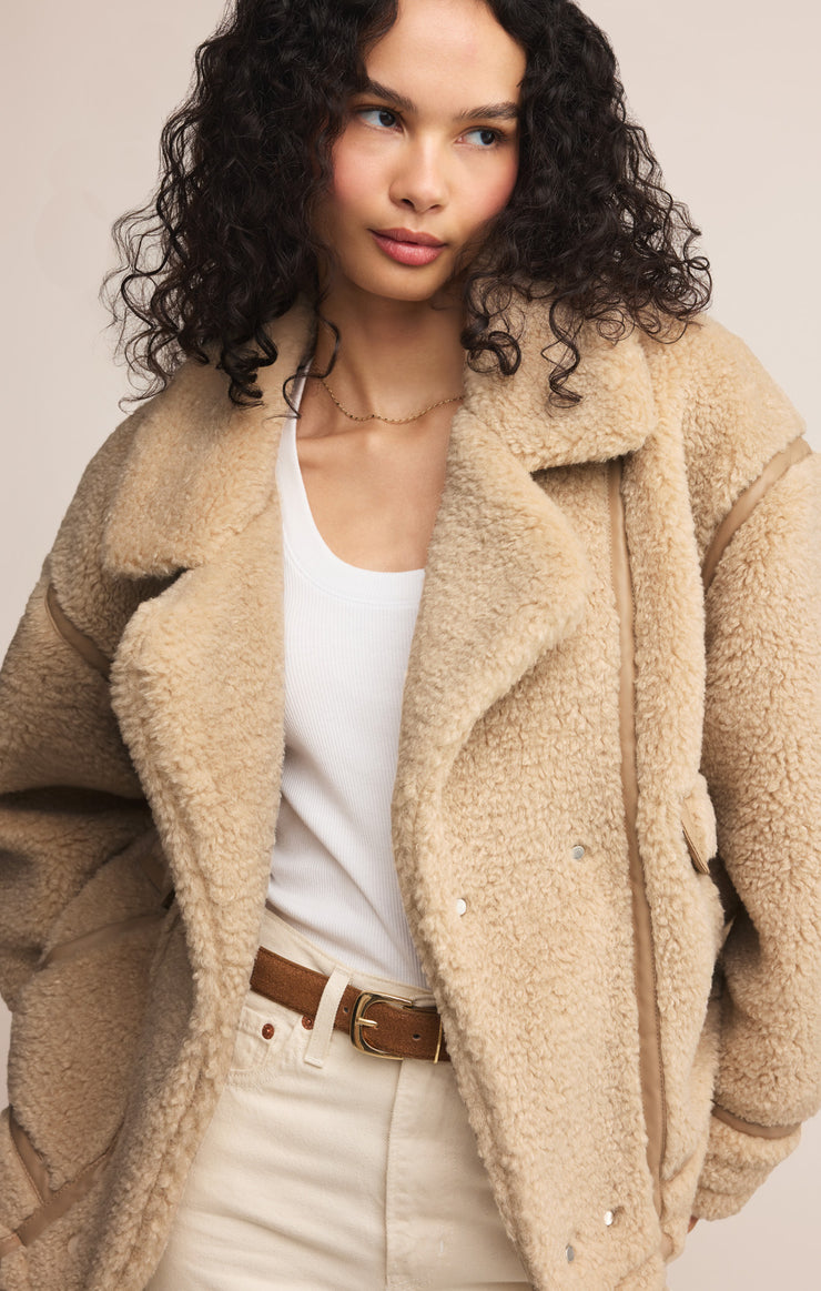 Jackets Ari Sherpa Jacket Fossil