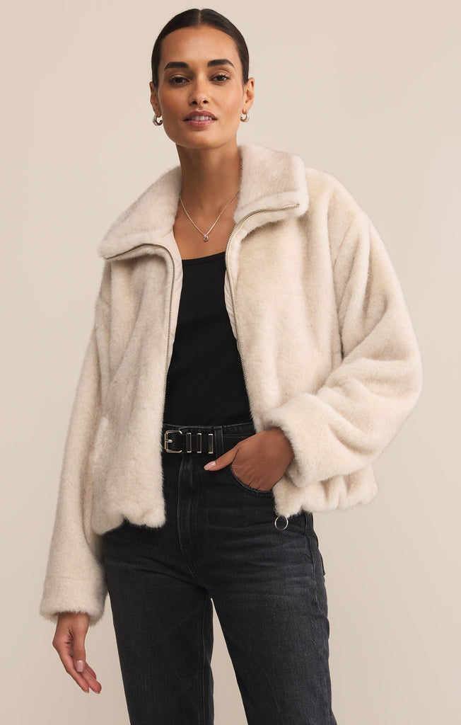 Amethyst Faux Fur Jacket – Z SUPPLY