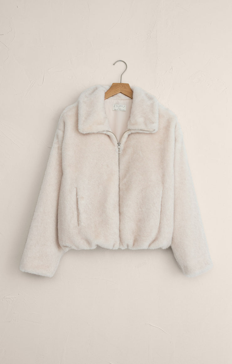 Jackets Amethyst Faux Fur Jacket Crystal