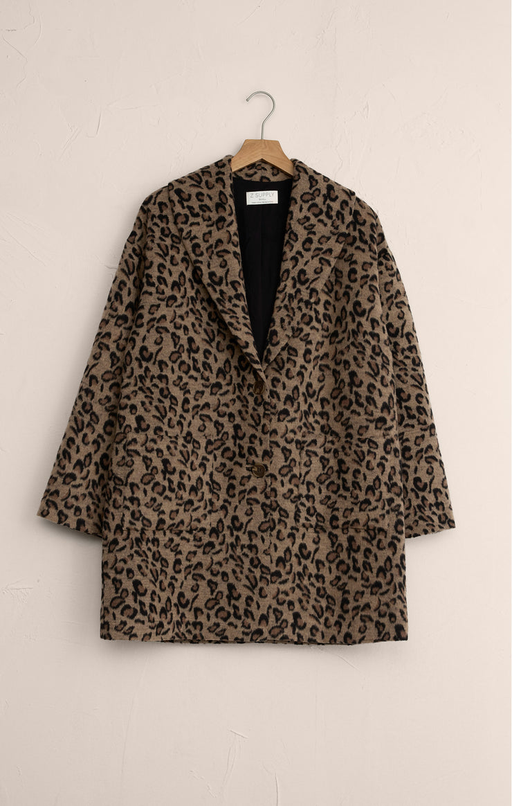Jackets Lennon Leopard Coat Suede