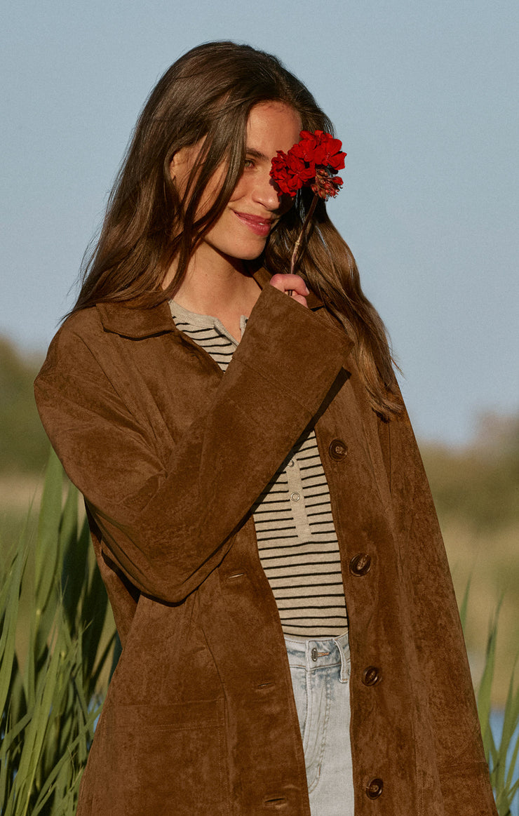 Jackets Decker Faux Suede Chore Coat Coconut