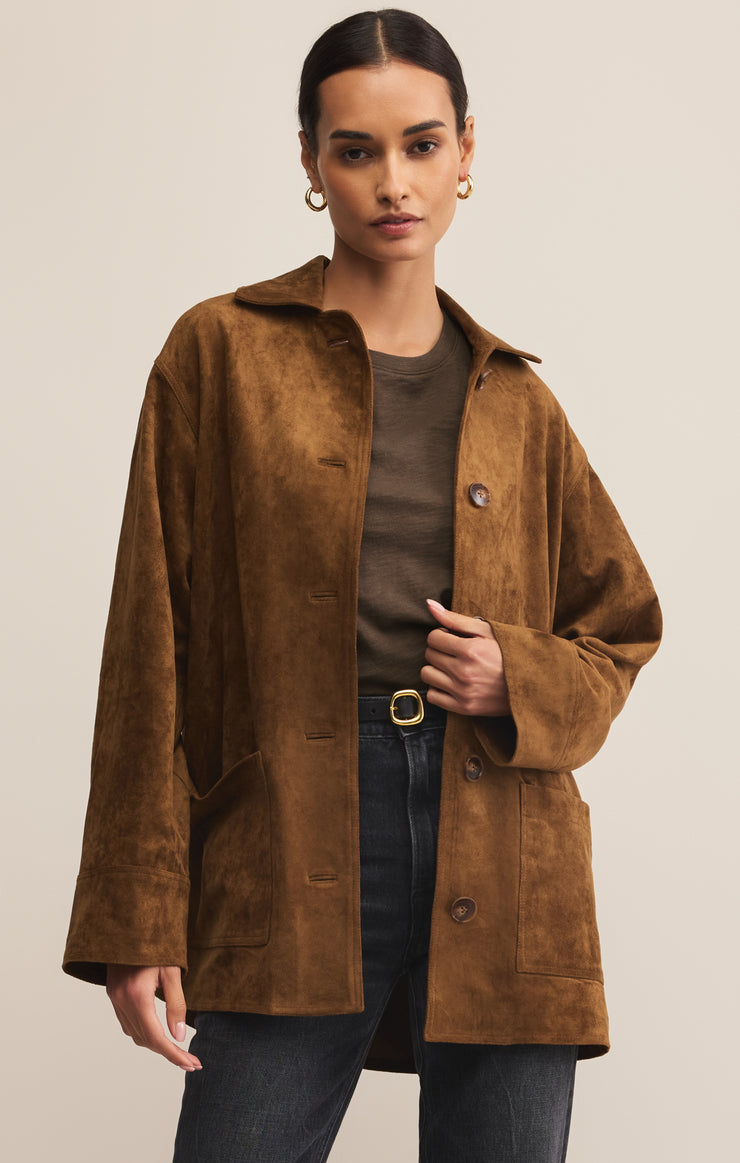 Jackets Decker Faux Suede Chore Coat Coconut