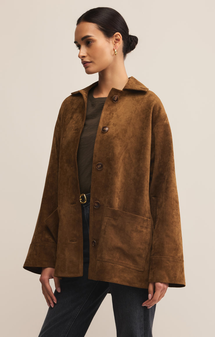 Jackets Decker Faux Suede Chore Coat Coconut