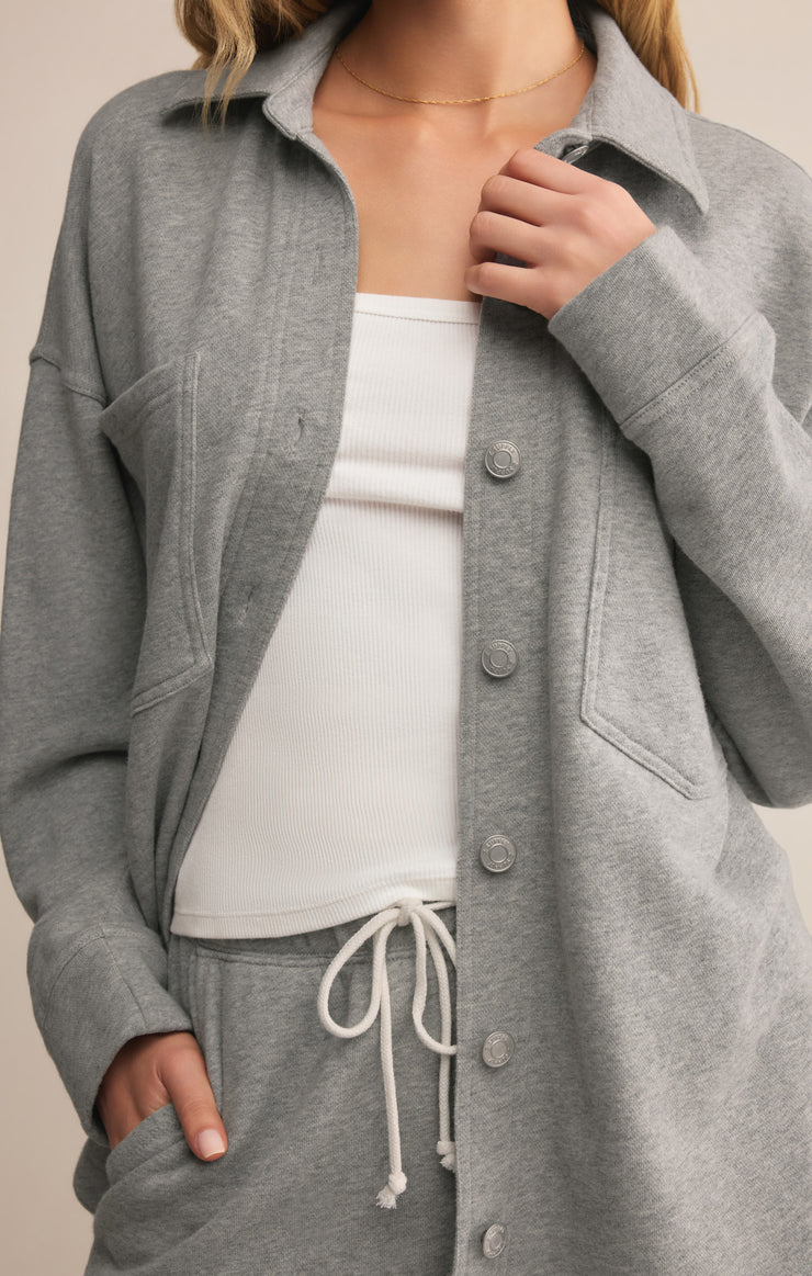 Jackets All Day Knit Jacket Classic Heather Grey