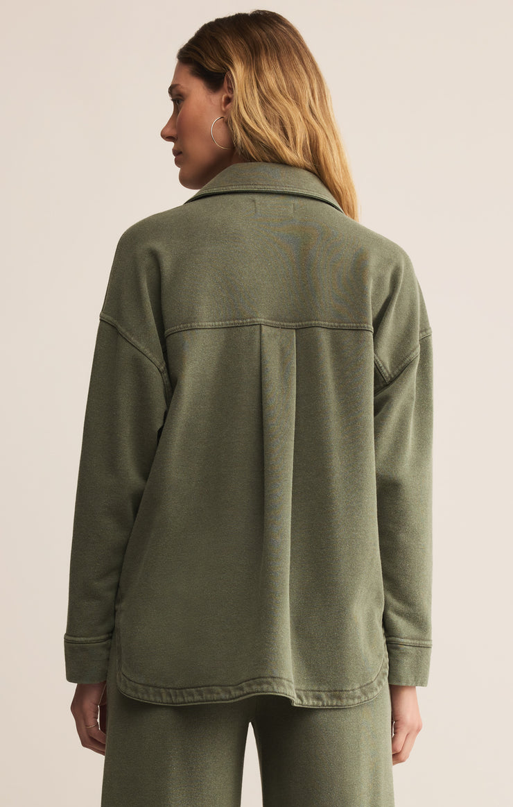 Jackets All Day Knit Jacket Hunter Green