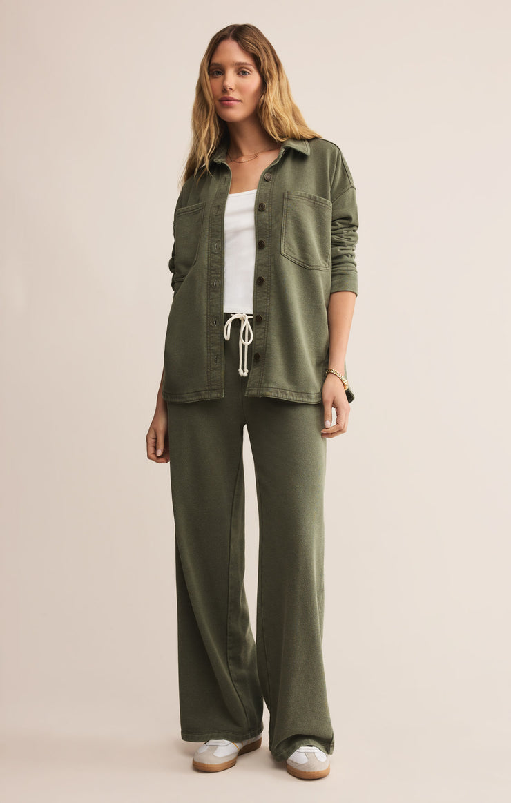 Jackets All Day Knit Jacket Hunter Green