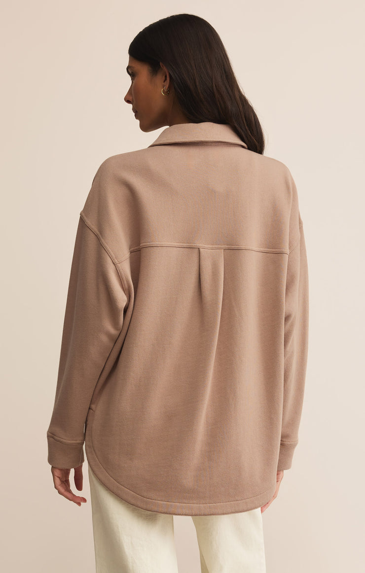 Jackets All Day Knit Jacket Iced Coffee