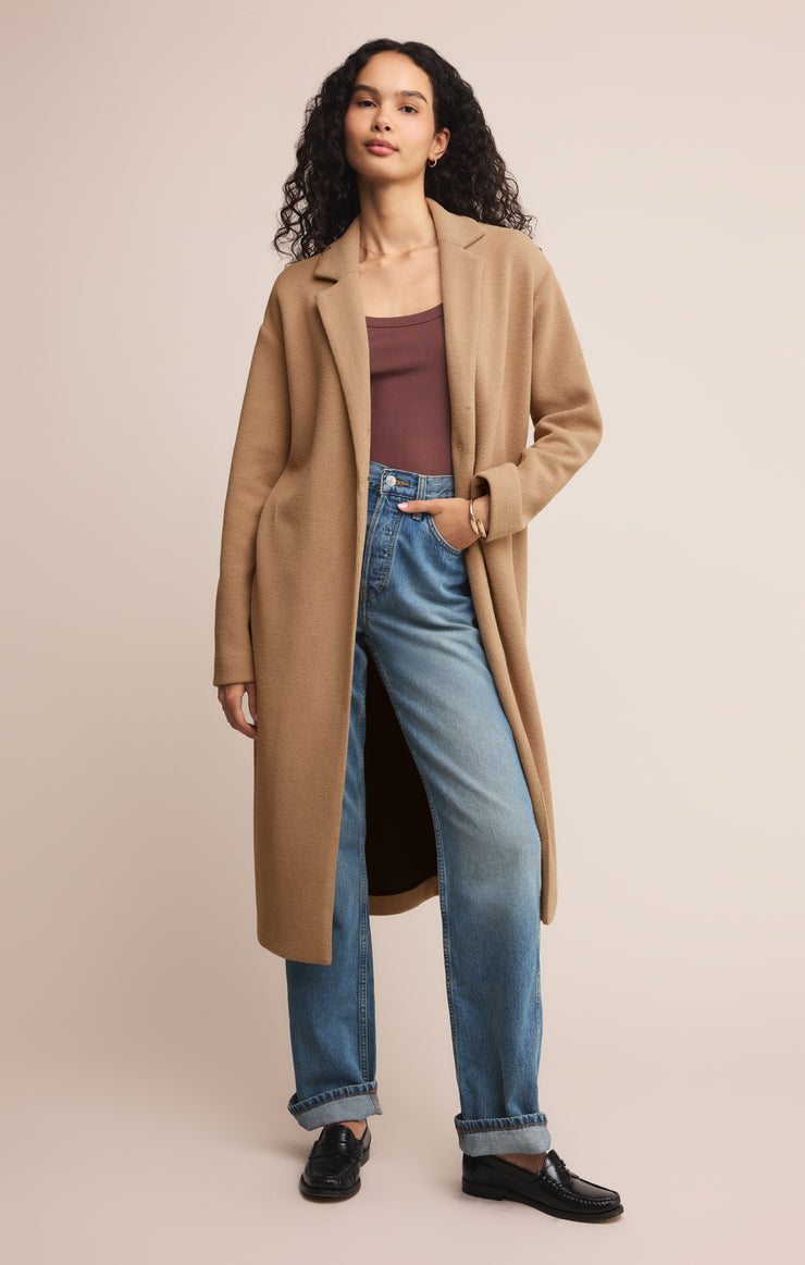 Jackets Mason Knit Coat Classic Camel