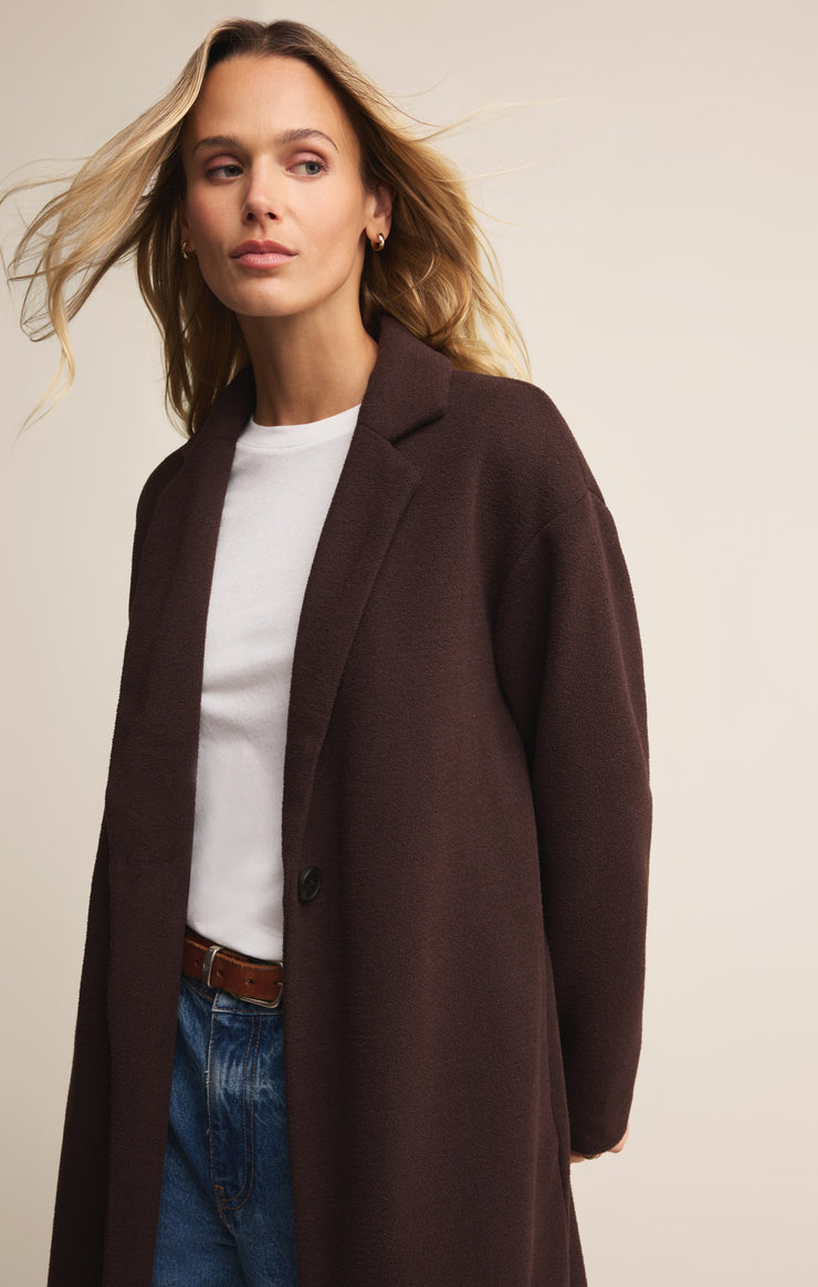 Jackets Mason Knit Coat Coffee Bean