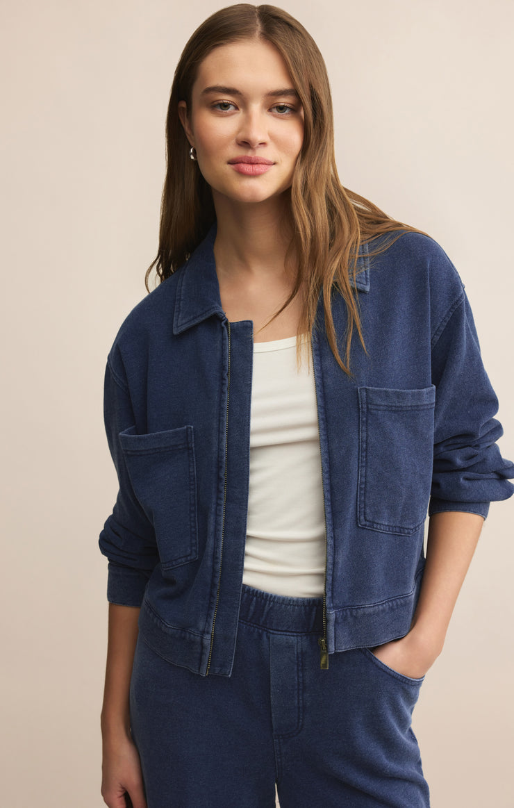 Jackets Heritage Knit Denim Jacket Heritage Knit Denim Jacket