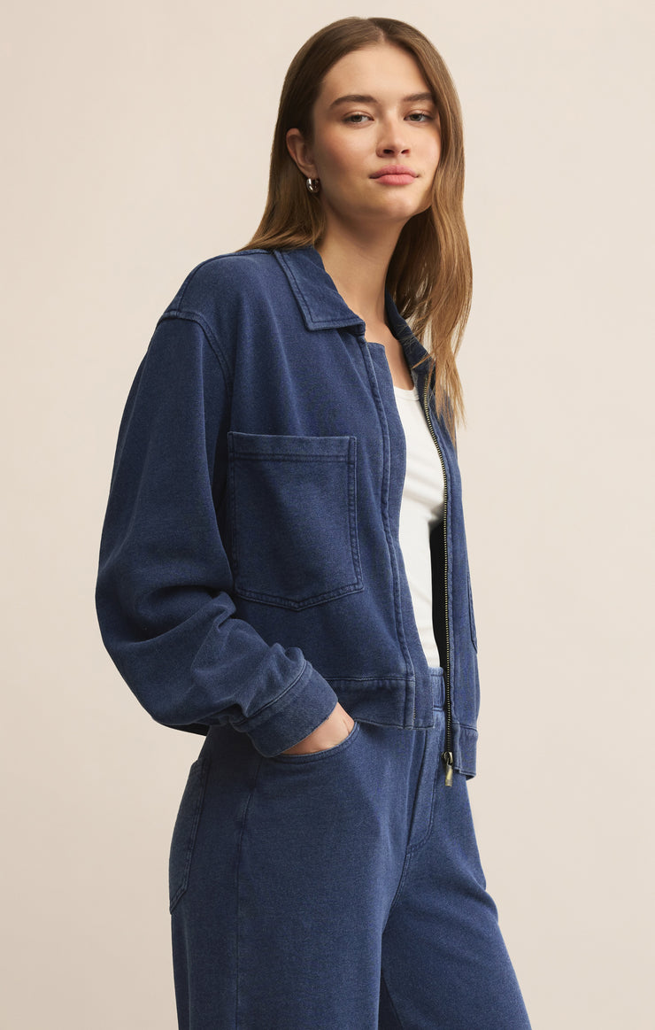 Jackets Heritage Knit Denim Jacket Heritage Knit Denim Jacket