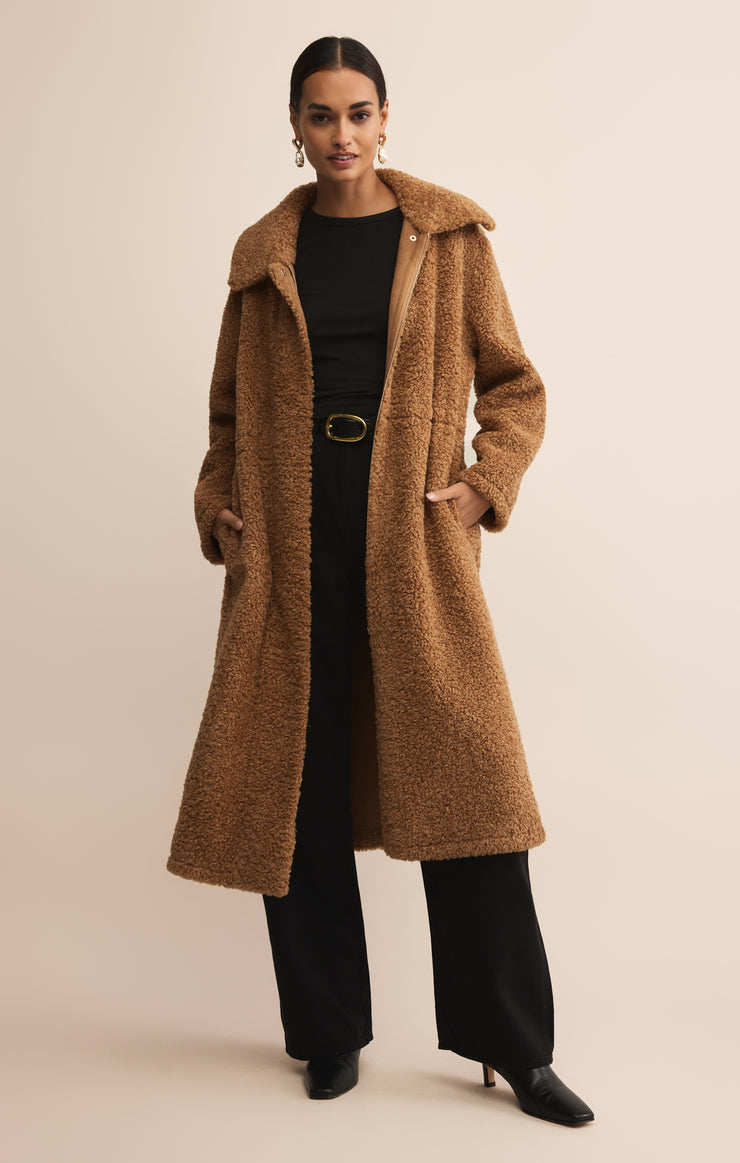 Coats Calgary Teddy Coat Coconut