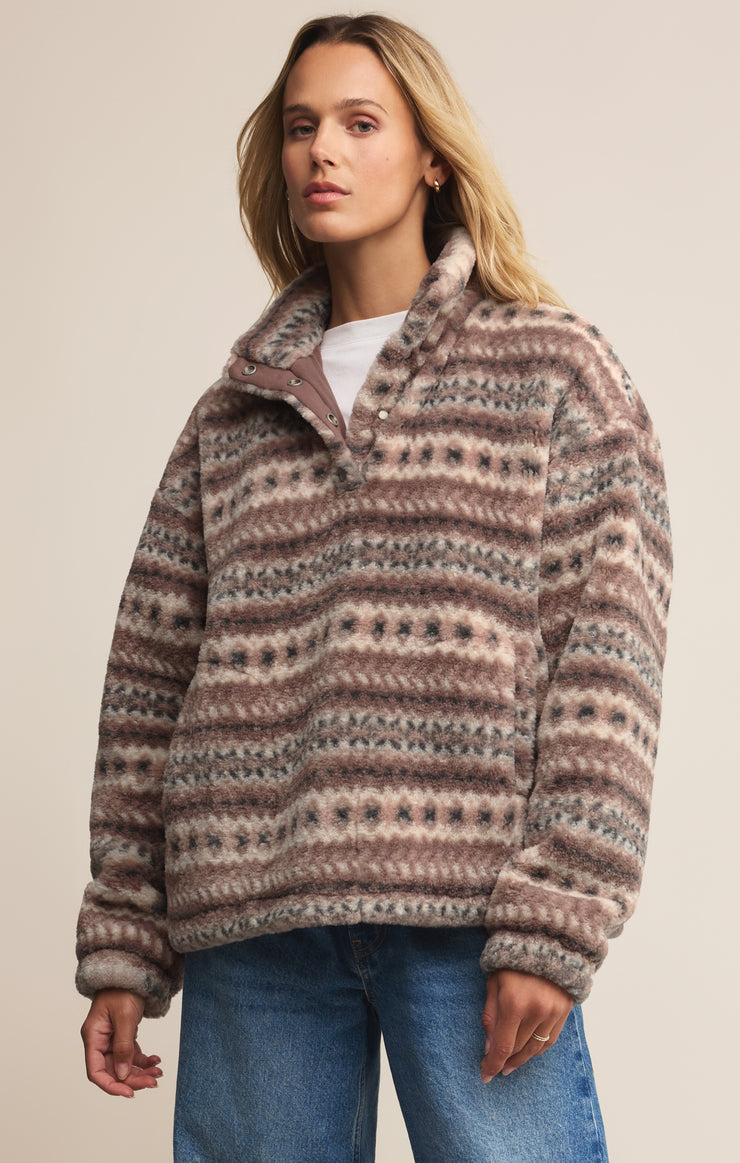 Jackets Glacier Faux Fur Jacket Fig Butter