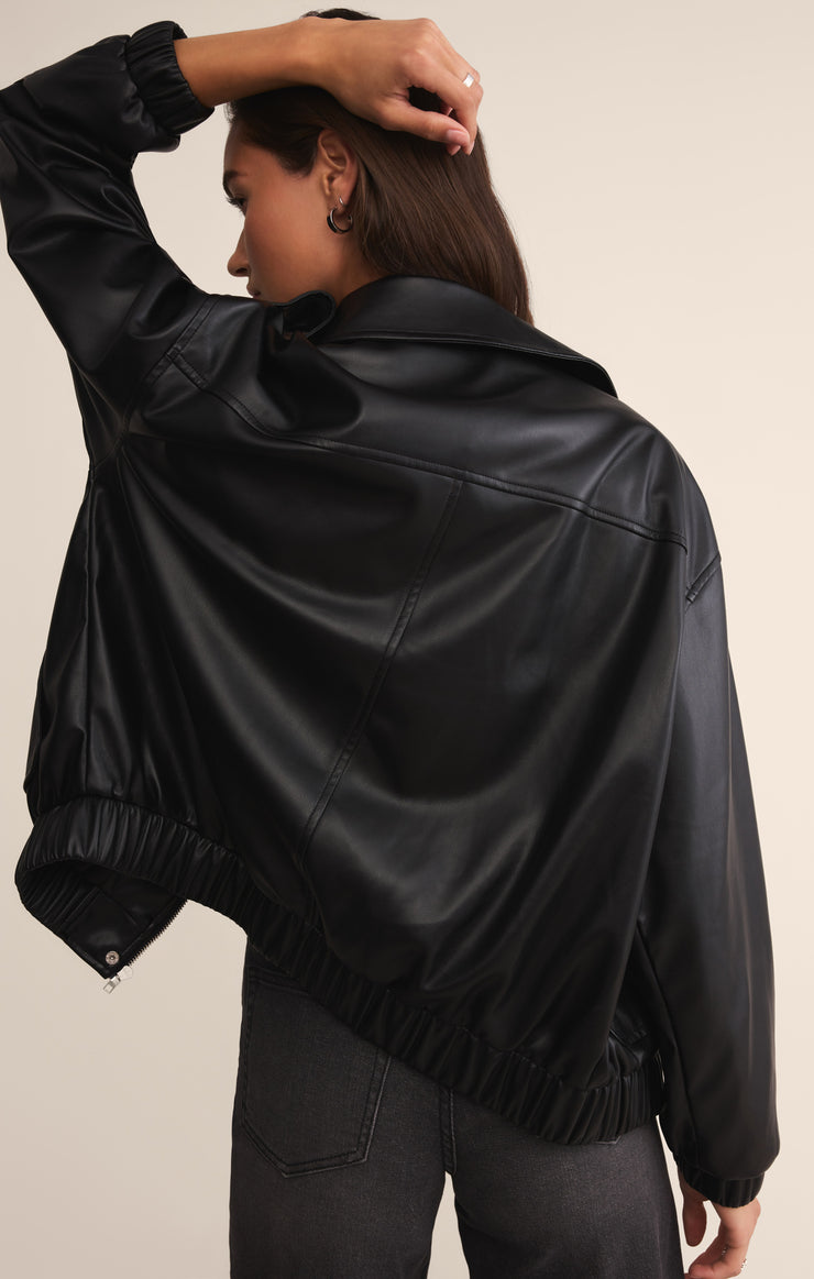 Jackets Idols Faux Leather Bomber Jacket Idols Faux Leather Bomber Jacket