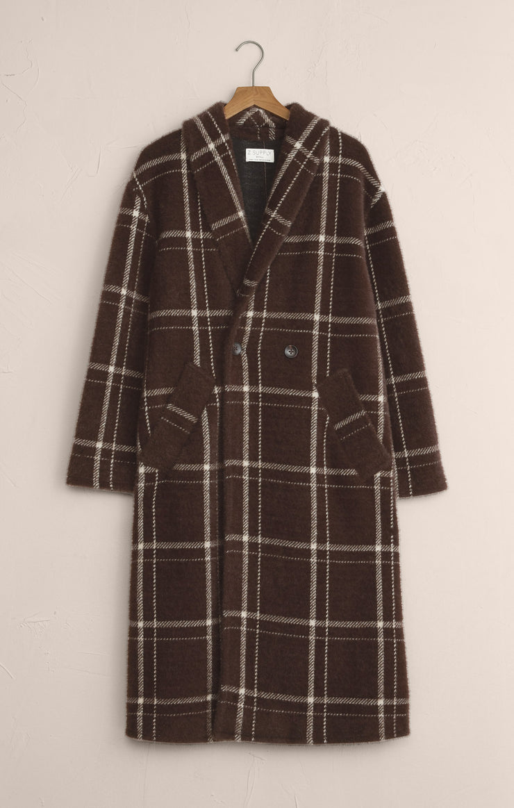 Jackets Mason Knit Plaid Coat Mason Knit Plaid Coat
