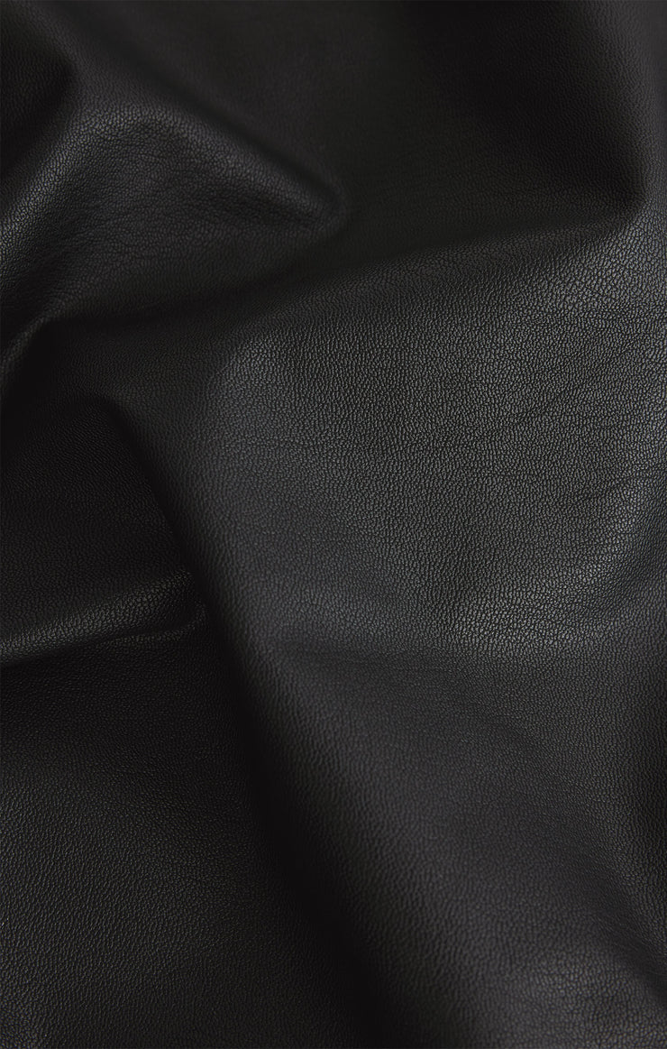 Jackets Heritage Faux Leather Jacket Black